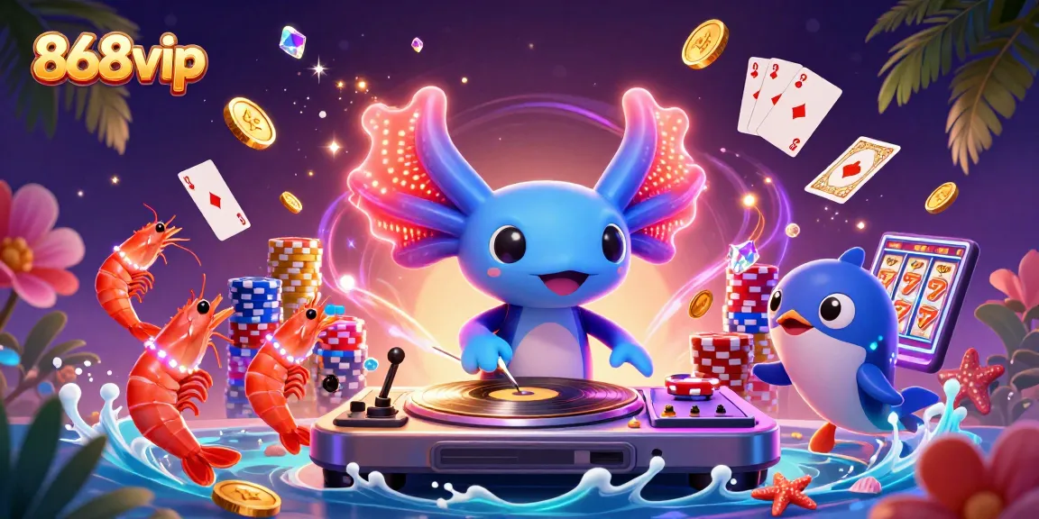 Engage with thrilling 868vip casino adventures featuring neon characters and vibrant game elements.